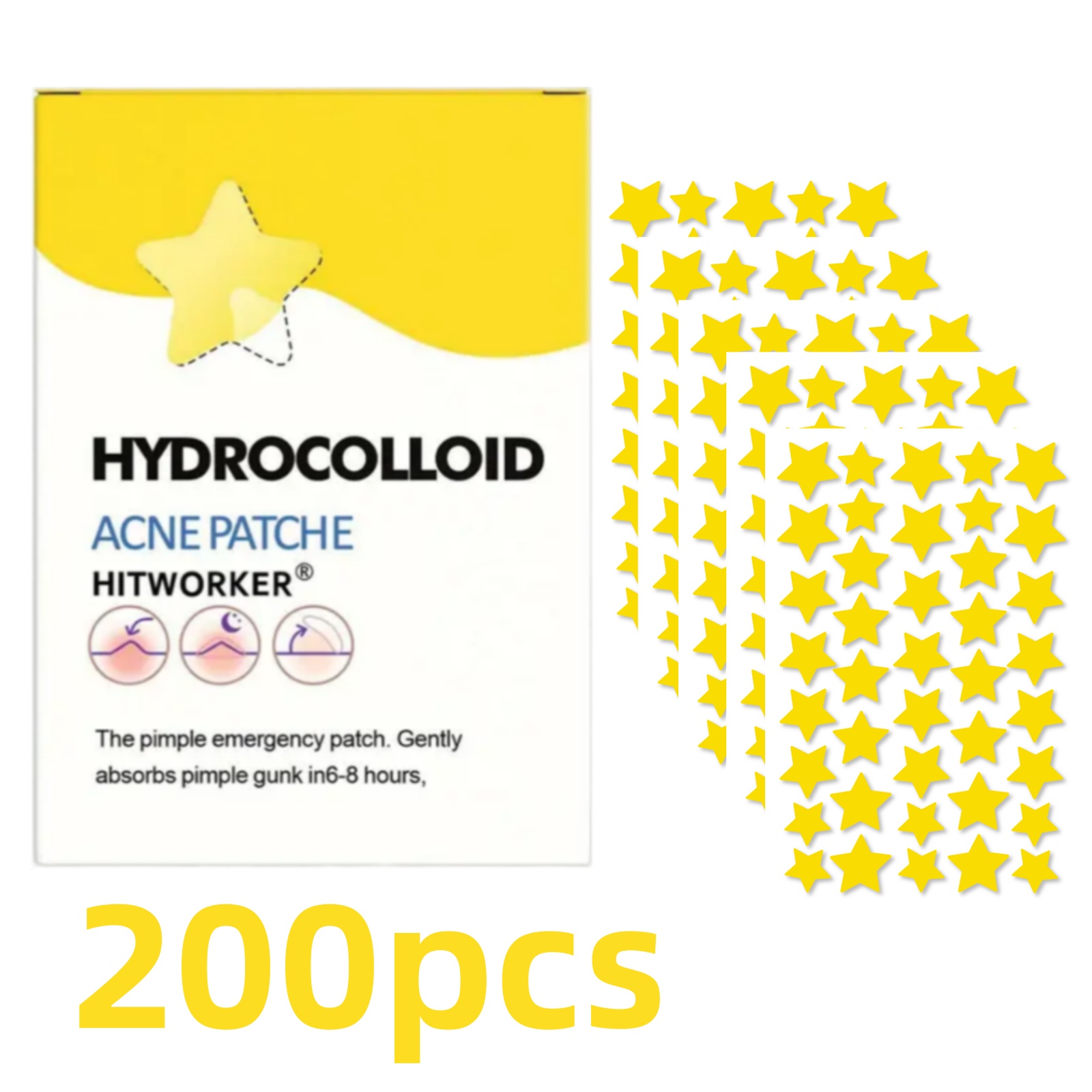 Skincare China - 200/400 Pcs Star-Shaped Acne Patches -
