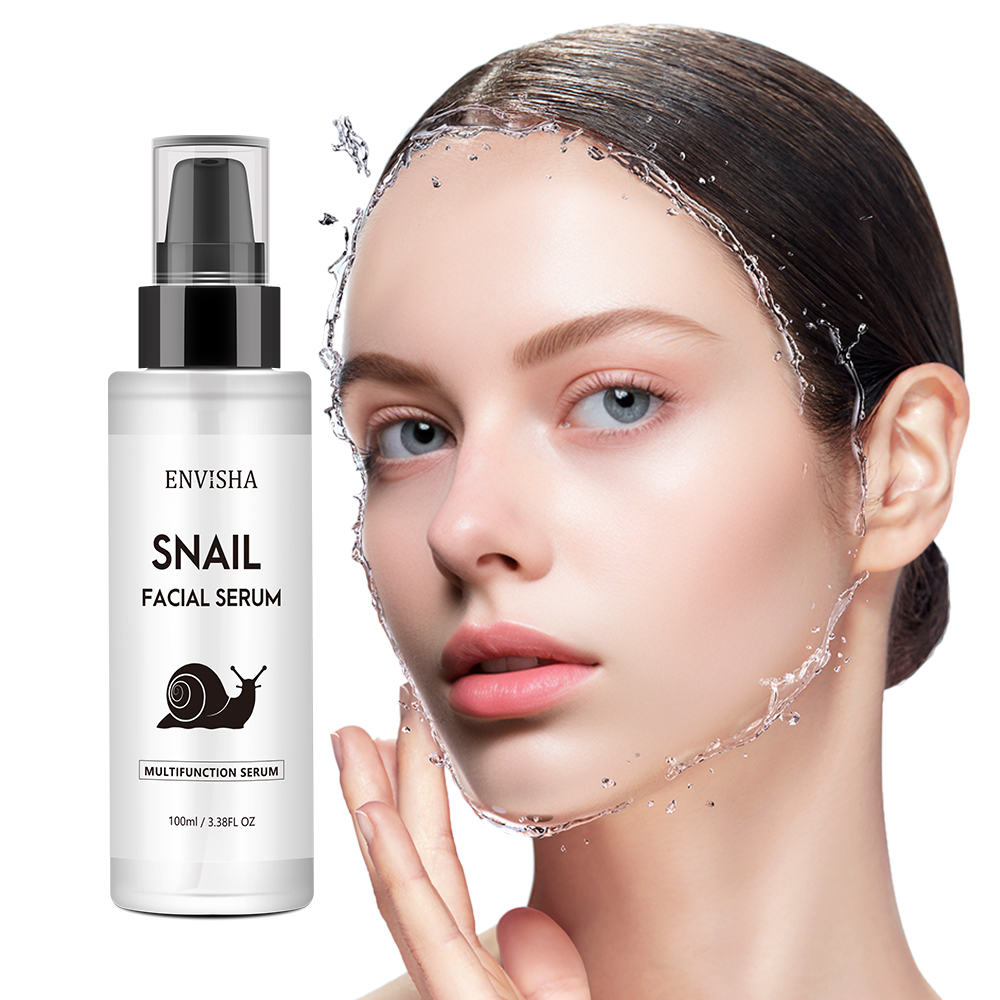 Snail Mucin Essence - ENVISHA Snail Collagen Face Serum Facial