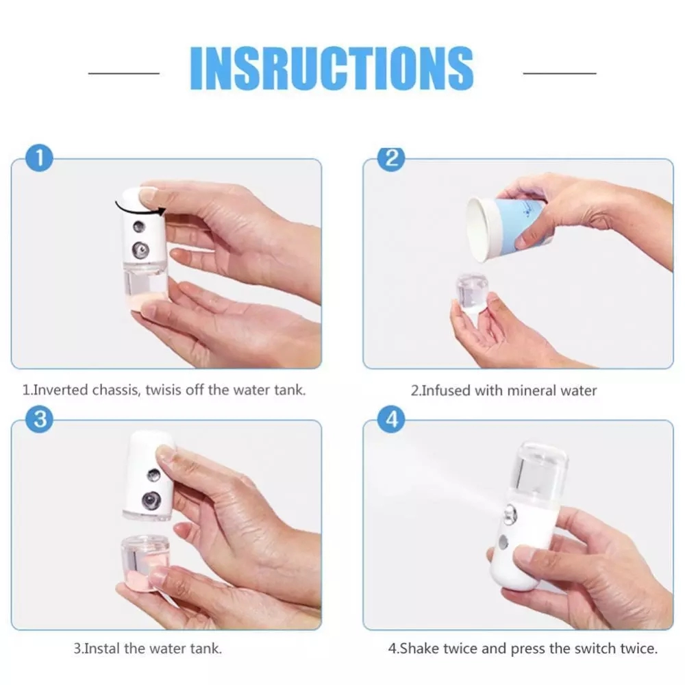 Nano Facial Mister Sprayer Por - Skincare Routine 评论和价格