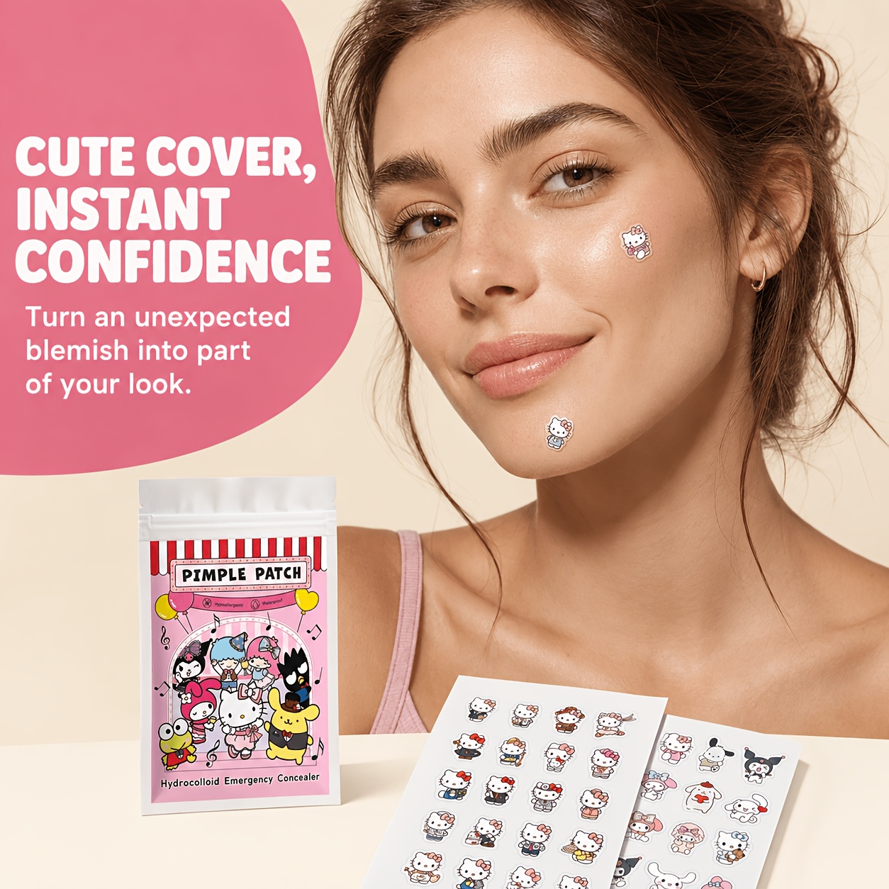 40/120PCS Hello Kitty acne pat - Skincare You 评论和价格