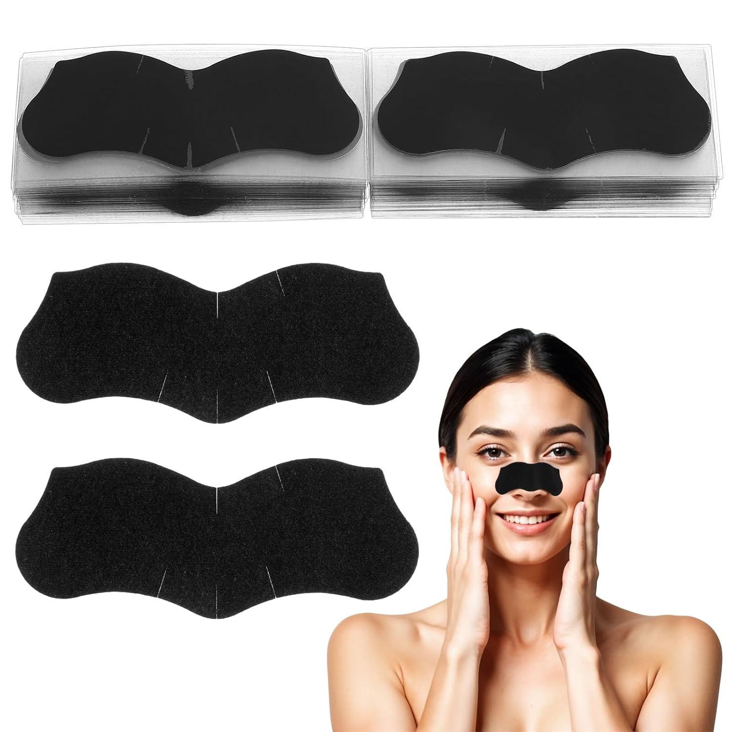 15 Pcs Bamboo Charcoal Blackhe - Charcoal Pore Strip 评论和价格