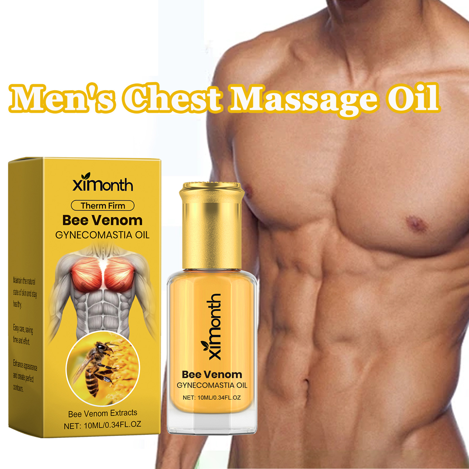 Bee Venom Men's Chest Massage  - Skincare China 评论和价格
