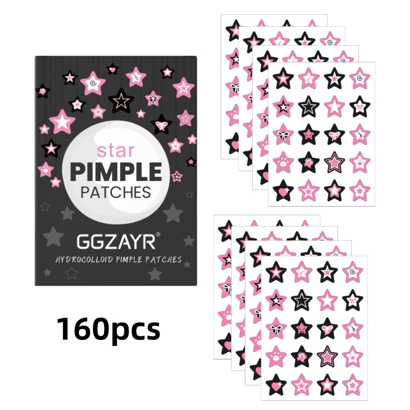80/160pcs Star Acne Patch Set  - Skincare You 评论和价格
