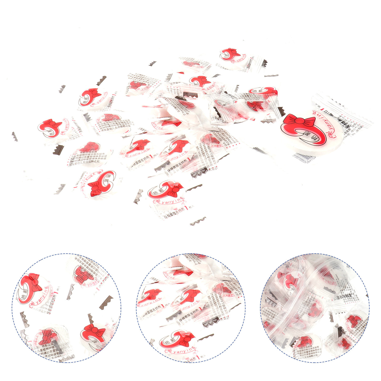 100Pcs Maggier Compressed Faci - Skincare Natur E 评论和价格