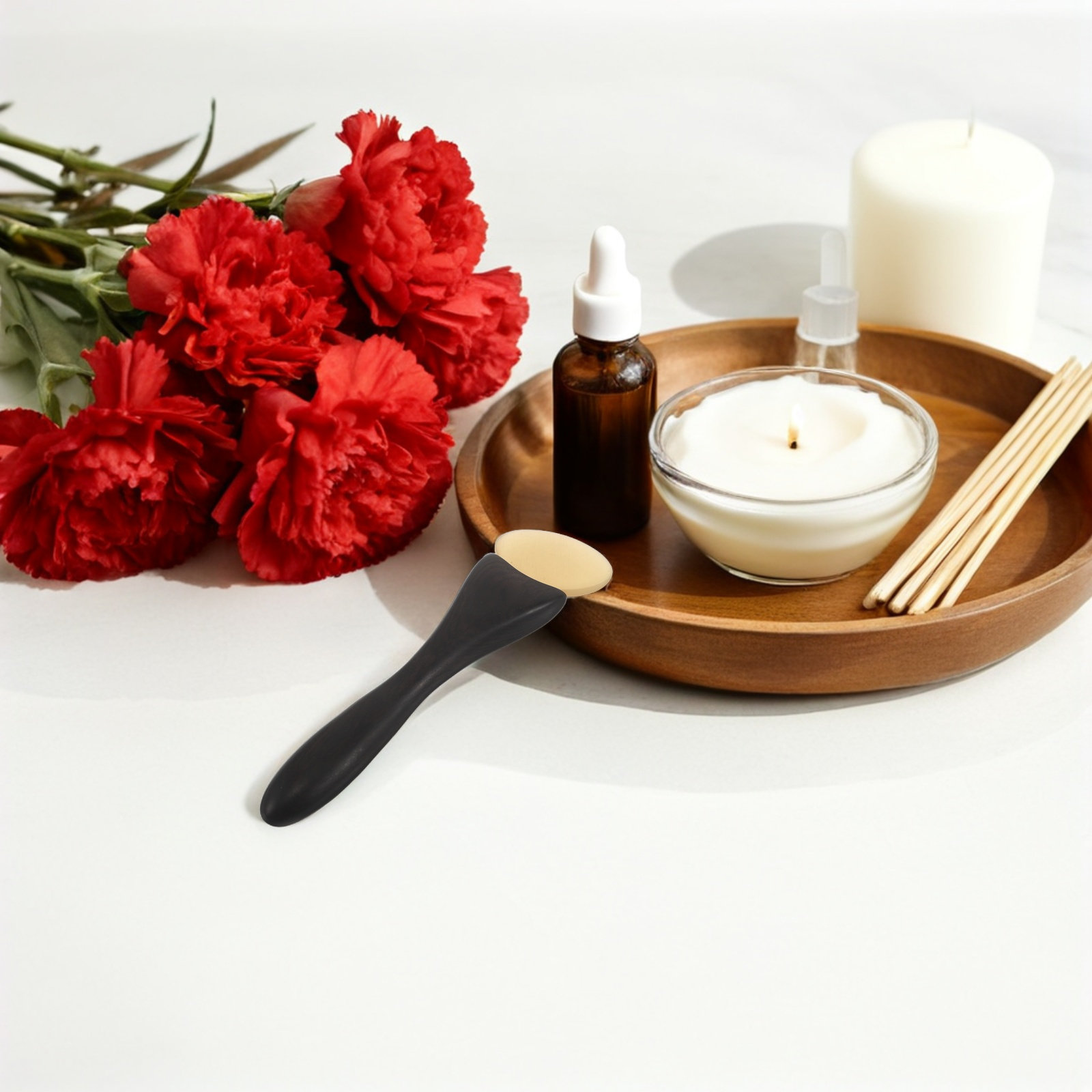 Sandalwood Facial Massager Nat - Skincare Natur E 评论和价格