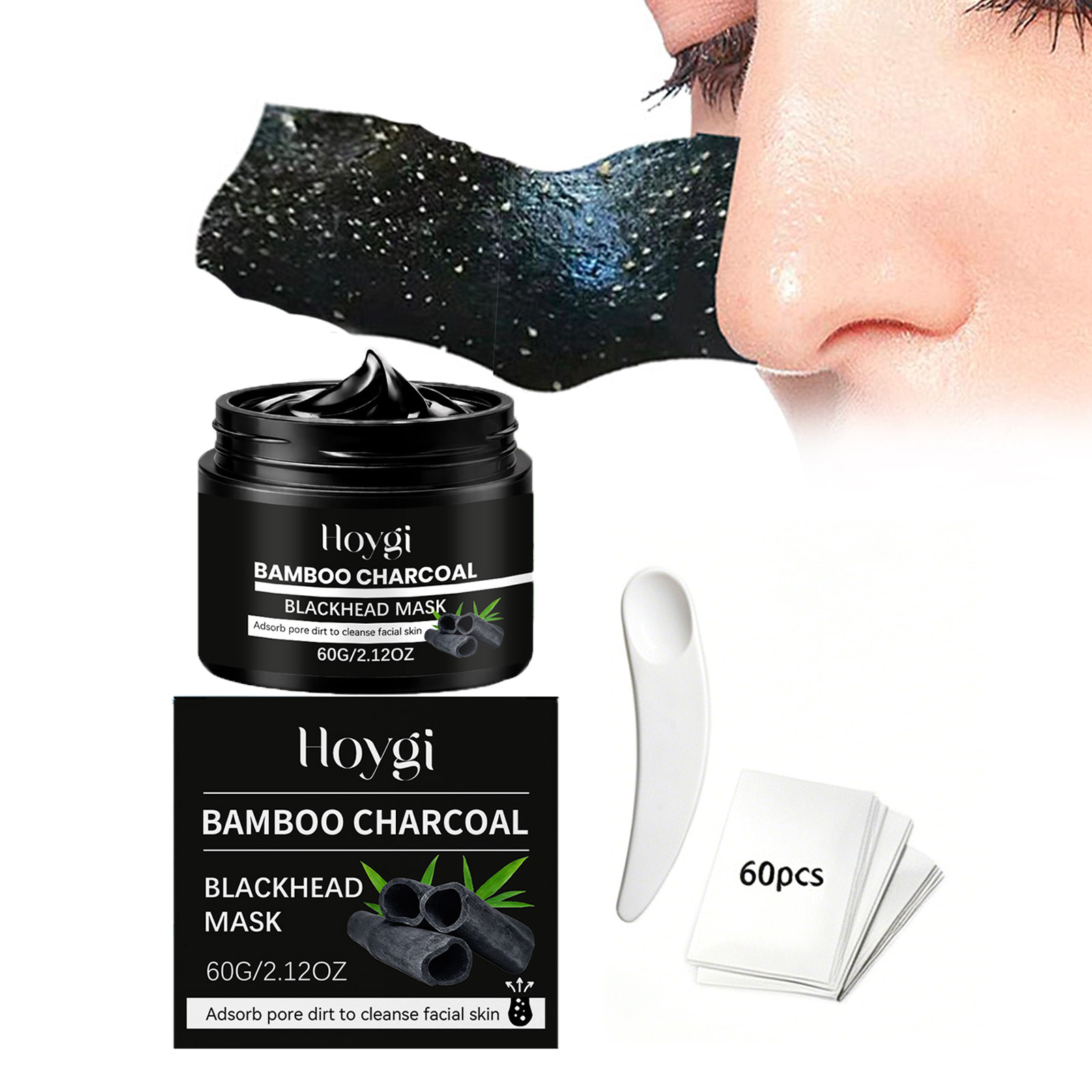 Bamboo Charcoal Blackhead Mask - Skincare China 评论和价格