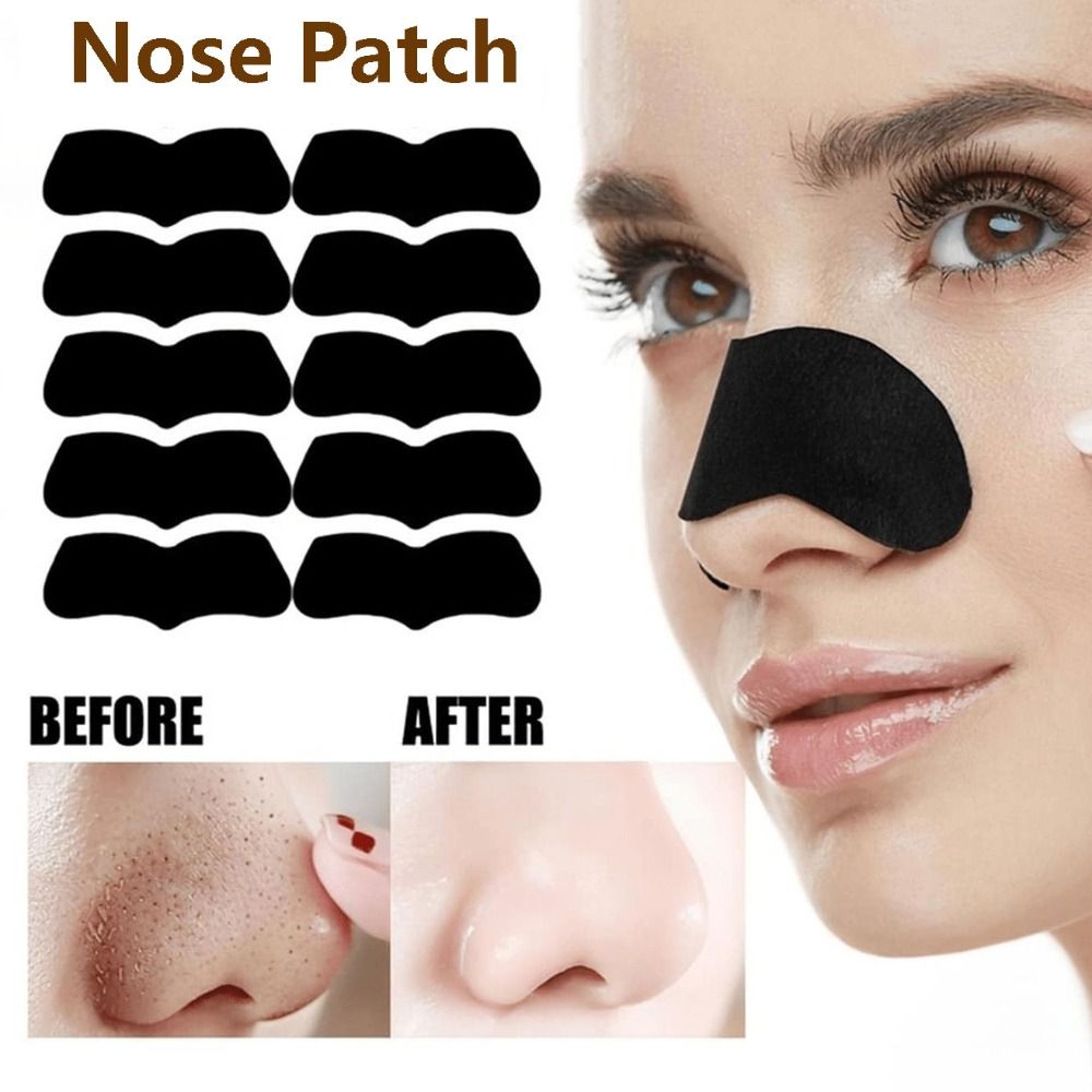 New 10PCS Nose Blackhead Remov - Charcoal Pore Strip 评论和价格